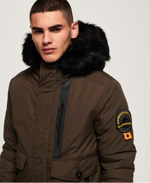 Superdry Everest Bomber Férfi Kabát Khaki | CUZEY7129